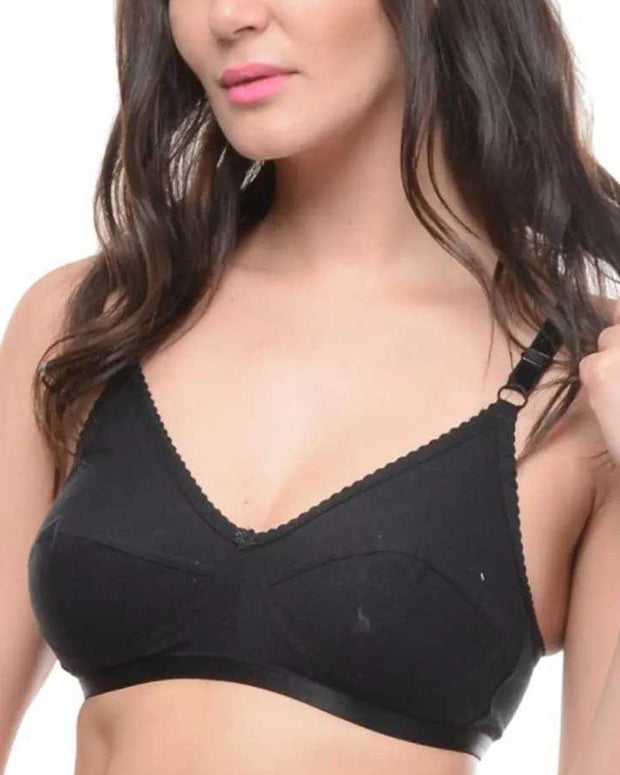 Semi Transparent Bra - 1517 - Bodycare - Black