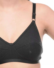 Semi Transparent Bra - 1517 - Bodycare - Black