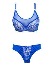 Bridal Skin & Blue L801601 Single Padded Bra Panty Set - By Senselle