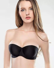 Sexy Pushup Bra - Strapless & 100% Seamless Bra - Underwired - Single-Padded