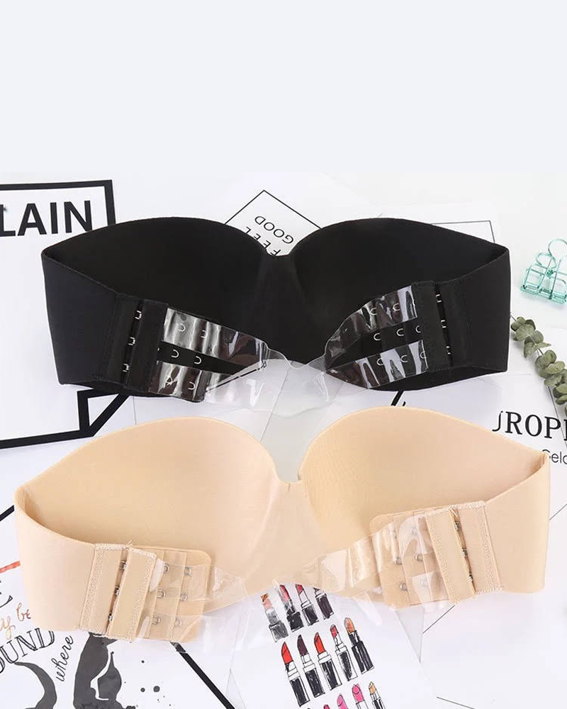 Sexy Pushup Bra - Strapless & 100% Seamless Bra - Underwired - Single ...