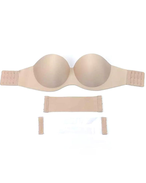 Sexy Pushup Bra - Strapless & 100% Seamless Bra - Underwired - Single-Padded