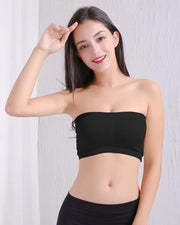 Pack of 3 - Sexy Tube Padded Top Bandeau Stretchable Strapless Bra