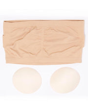 Pack of 3 - Sexy Tube Padded Top Bandeau Stretchable Strapless Bra