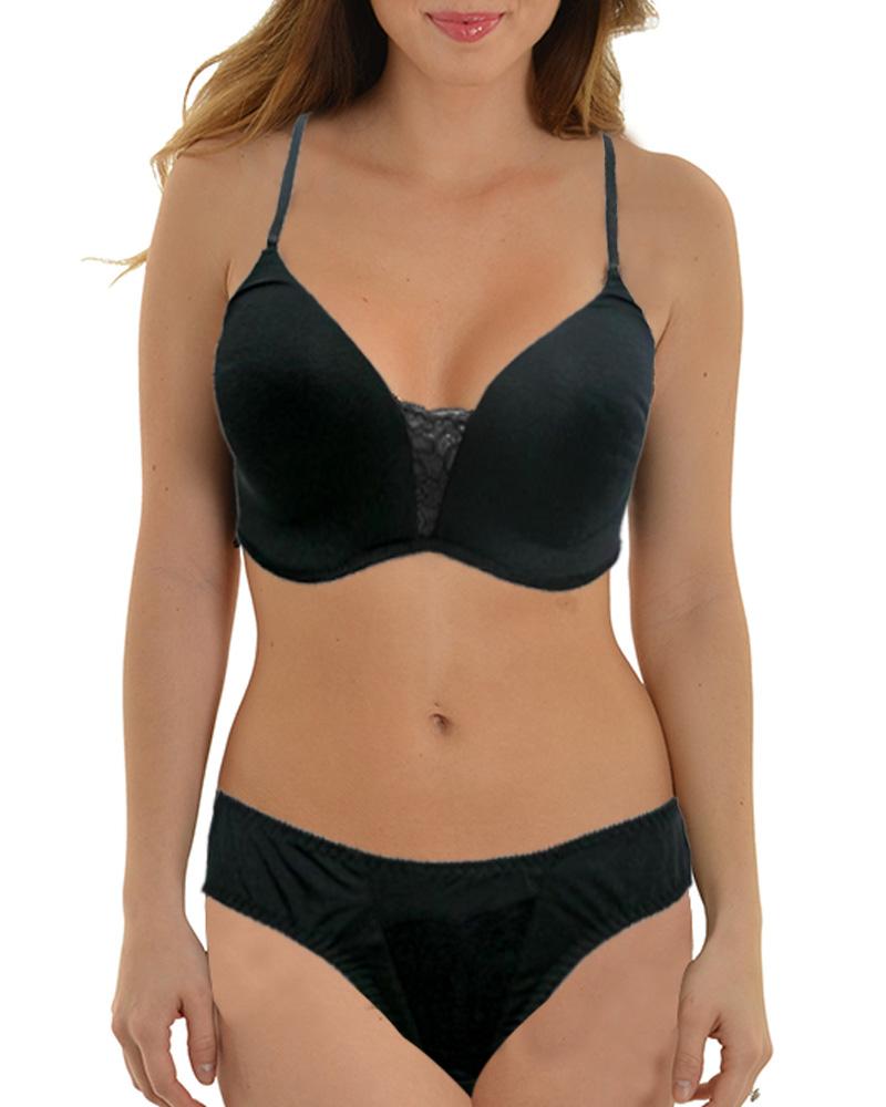 Sexy Black Bridal Bra Panty Set - Soft Padded Non Wired - Online Shopping  in Pakistan - Online Shopping in Pakistan - NIGHTYnight