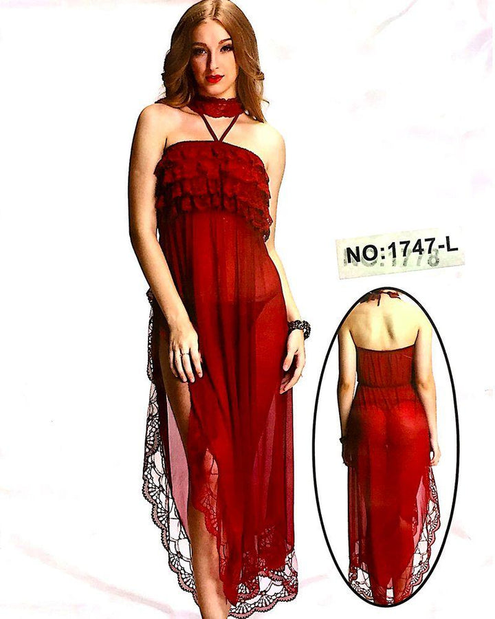 Romantic Sexy Short Net Nighty