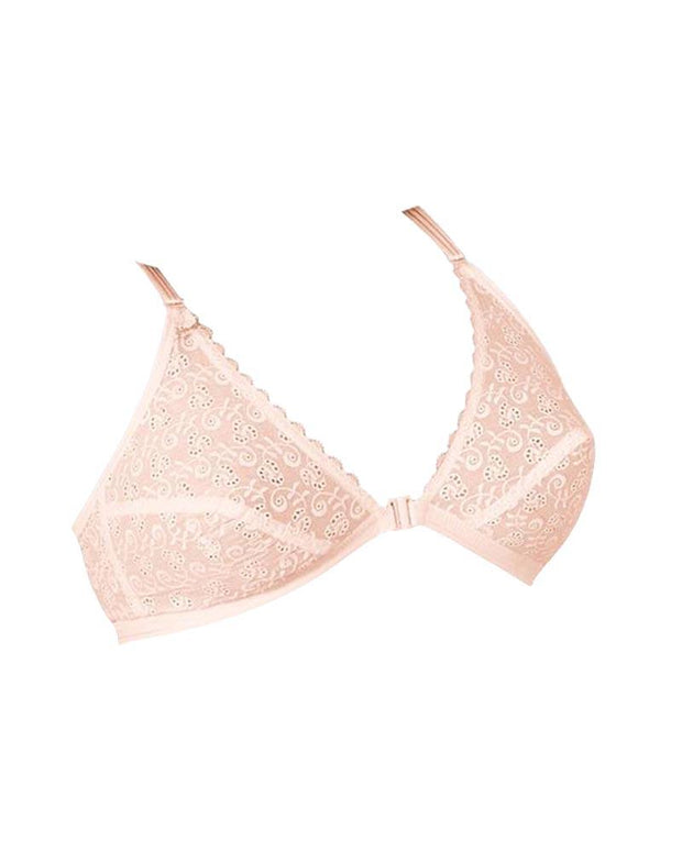 Shooni Front Open Bra Bra - Tulip - Black