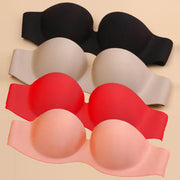 Sister Hood Strapless Padded Sexy Black Bra - Bras - diKHAWA Online Shopping in Pakistan