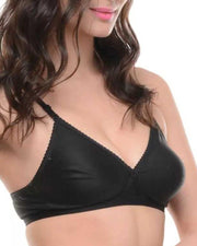 Soft Maroon Non Padded Bra - 5551 - Bodycare - Black