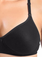 Sonari Catwalk Bra - Black - Non Padded Non Wired - Imported Bra - Bras - diKHAWA Online Shopping in Pakistan