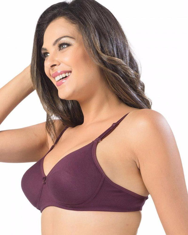 Sonari Catwalk Bra - Magenta - Non Padded Non Wired - Imported Bra - Bras - diKHAWA Online Shopping in Pakistan