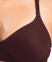 Sonari Catwalk Bra - Maroon - Non Padded Non Wired - Imported Bra - Bras - diKHAWA Online Shopping in Pakistan