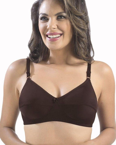 Sonari Loreal Bra - Coffee - Non Padded Non Wired - Imported Bra - Bras - diKHAWA Online Shopping in Pakistan