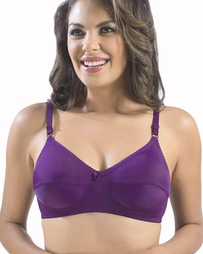 Sonari Loreal Bra - Purple - Non Padded Non Wired - Imported Bra - Bras - diKHAWA Online Shopping in Pakistan