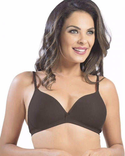 Sonari Omania Bra - Coffee - Non Padded Non Wired - Imported Bra - Bras - diKHAWA Online Shopping in Pakistan