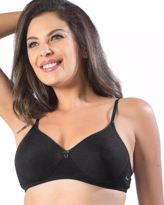 Sonari Smile Bra - Black - Non Padded Non Wired - Imported Bra - Bras - diKHAWA Online Shopping in Pakistan