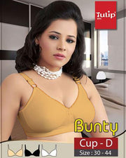 Bunty Bra - Tulip Bra - Cotton Bra - Non Padded Non Wired