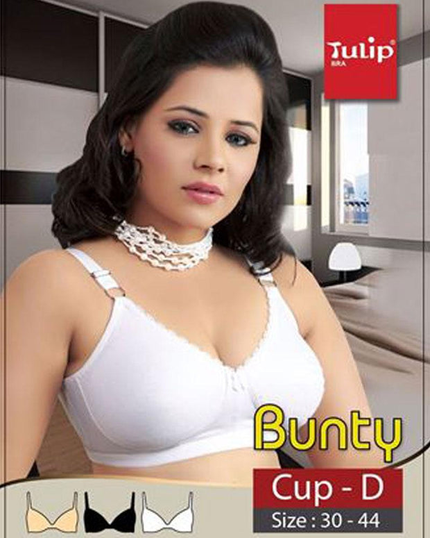 Bunty Bra - Tulip Bra - Cotton Bra - Non Padded Non Wired