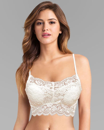 White Sexy Lace Cotton Bra 9265