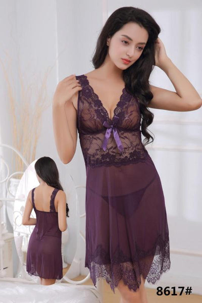 Keoti Short Romantic  Nighty For Women - 8617