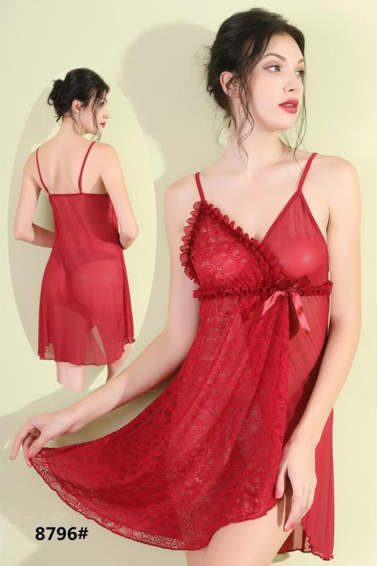 Snowdeq Short Romantic  Nighty For Women - 8796