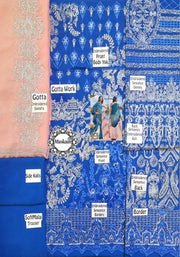 Asim Jofa Eid Chiffon Collection 2018-ALC-3A(Replica)(Unstitched)
