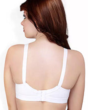 Pack of 2 - Basic Bra - Skin & White  - Cotton Bra - Non Padded Bra - Non Wired Bra