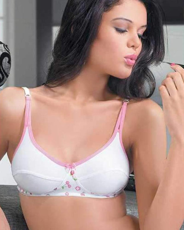 White Strawberry Bra - 1558 - Bodycare - White