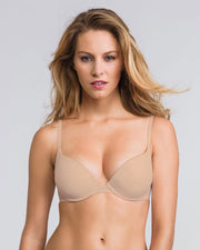 Luchina Push Up Bra - Skin - T-Shirt Bra Double Padded Push Up Bra - Spanish Brand