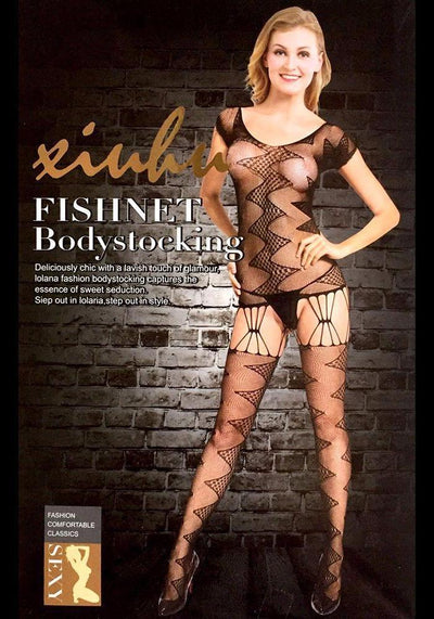 Body Stocking Fishnet Dress - Ladies Sexy Net Dresses - SN106 - Body Stocking - diKHAWA Online Shopping in Pakistan