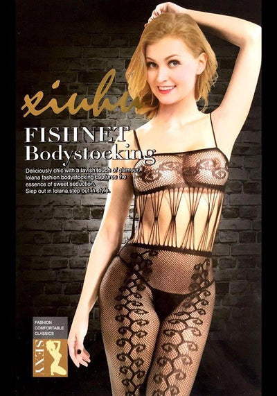 Body Stocking Fishnet Dress - Ladies Sexy Net Dresses - SN102 - Body Stocking - diKHAWA Online Shopping in Pakistan