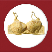 Imported Stocklot Branded  Net Pushup Bra - Underwired Padded Bra - Pack of 2