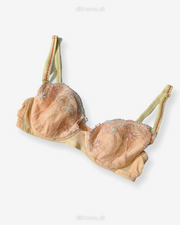 Imported Stocklot Branded  Net Pushup Bra - Underwired Padded Bra - Pack of 2