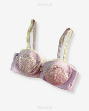 Imported Stocklot Branded  Net Pushup Bra - Underwired Padded Bra - Pack of 2