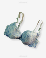 Imported Stocklot Branded  Net Pushup Bra - Underwired Padded Bra - Pack of 2