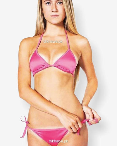 Sexy Bikini - Silk Padded Bikini & Swimwear - Hot Pink