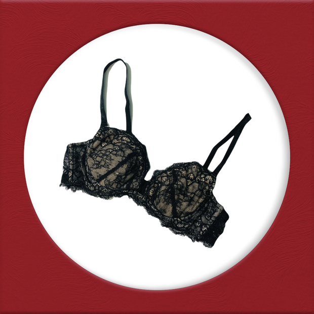 Imported Stocklot Branded  Net Pushup Bra - Underwired Padded Bra - Pack of 2