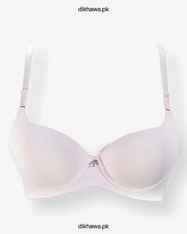 Pink Pushup Flourish Bra - Single Padded Underwired Bra - FL997
