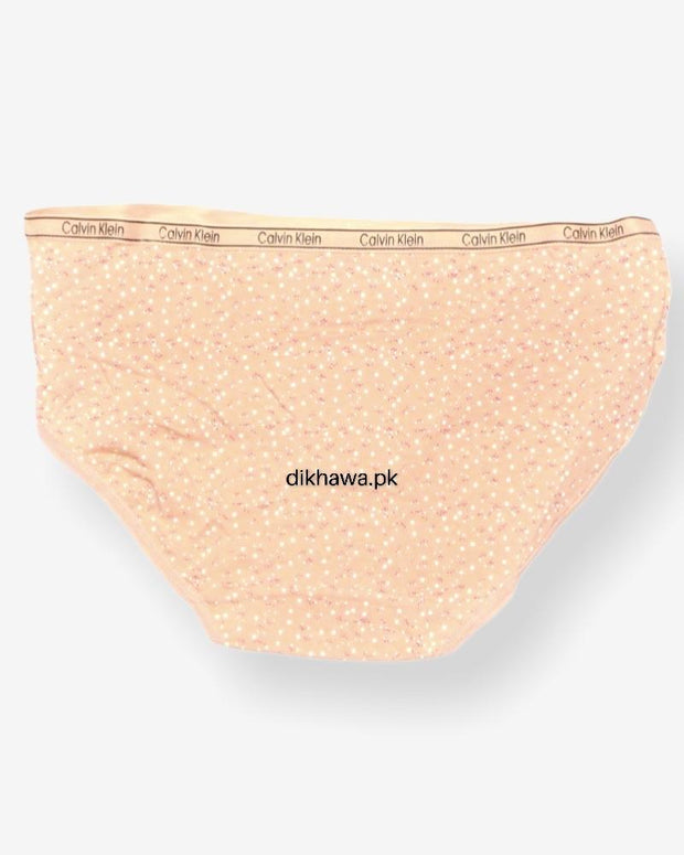 Pack Of 2 CK Dotted Panties - Soft Cotton Stretchable Jersey Panty