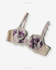 Imported Stocklot Branded  Net Pushup Bra - Underwired Padded Bra - Pack of 2