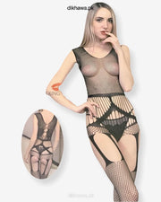 Hkmeair Khushi Print Sexy Net Bodystocking No H8209