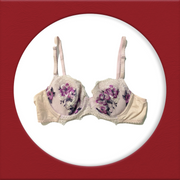 Imported Stocklot Branded  Net Pushup Bra - Underwired Padded Bra - Pack of 2