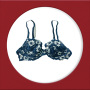 Imported Stocklot Branded  Net Pushup Bra - Underwired Padded Bra - Pack of 2