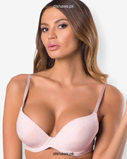 Pink Pushup Flourish Bra - Single Padded Underwired Bra - FL997