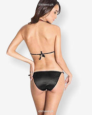 Sexy Bikini - Silk Padded Bikini & Swimwear - Black Bikini