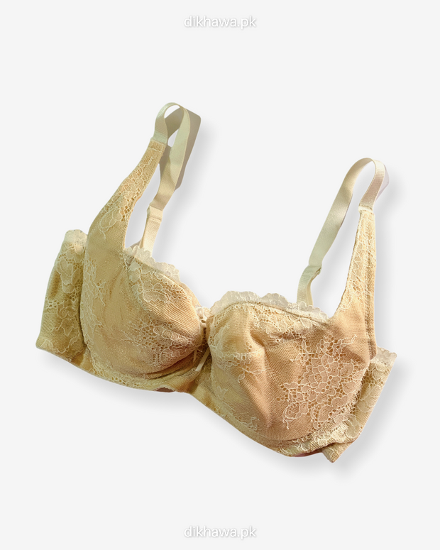 Imported Stocklot Branded  Net Pushup Bra - Underwired  Padded Bra - Pack of 2