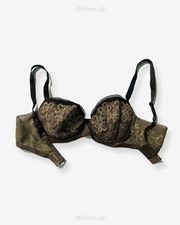 Imported Stocklot Branded  Net Pushup Bra - Underwired Padded Bra - Pack of 2