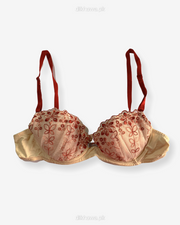 Imported Stocklot Branded  Net Pushup Bra - Underwired Padded Bra - Pack of 2