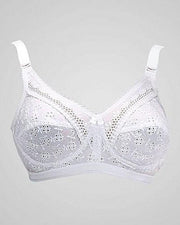 Tulip - Outfit Chicken Embroidery Bra - White
